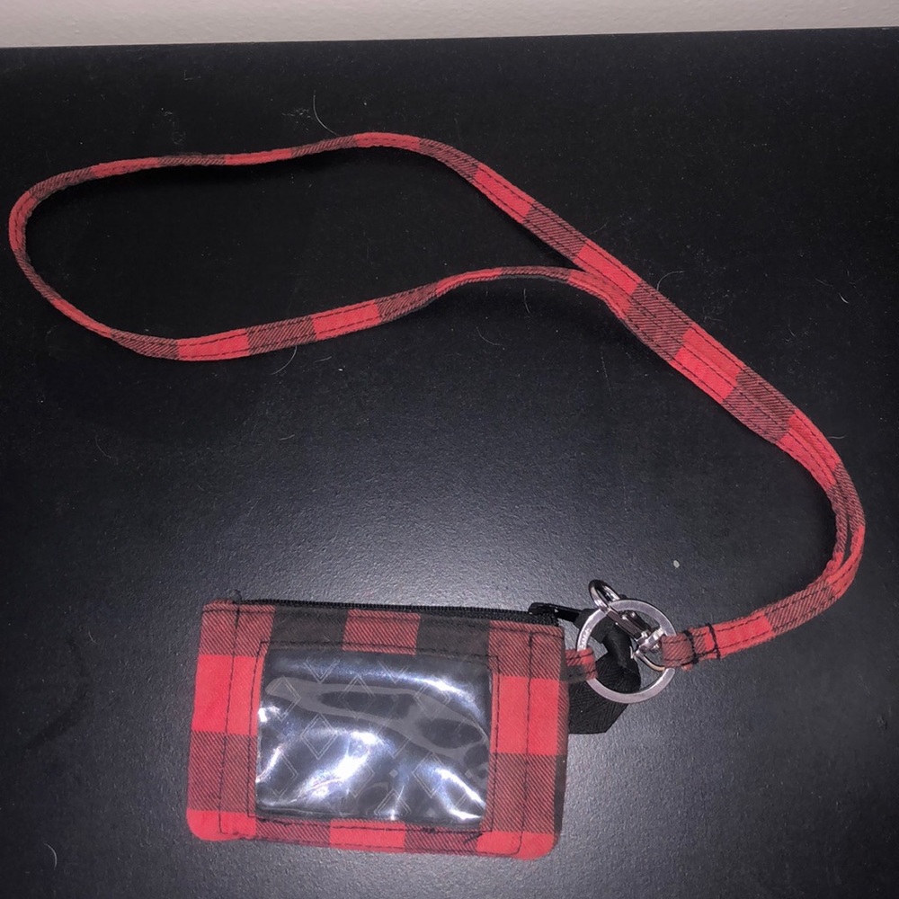 Vera Bradley lanyard and wallet